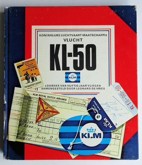 VLUCHT KL-50 compleet met 3 bijlagen, Boeken, Vervoer en Transport, Gelezen, Vliegtuig, Ophalen of Verzenden