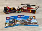 Lego City 60183 Helicoptertransport, zware vracht transport, Ophalen of Verzenden, Zo goed als nieuw, Complete set, Lego