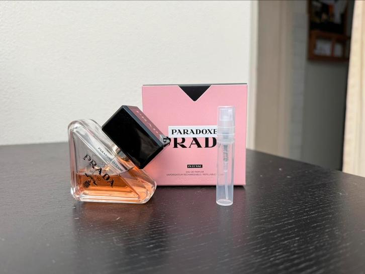 Prada paradoxe intense parfum sample, Verzamelen, Parfumverzamelingen, Ophalen of Verzenden