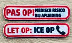 Waarschuwingspatch 102 cm haakzijde klittenband, Ophalen of Verzenden, Nieuw