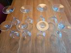 8 kristallen wijnglazen 4 klein 4 groot, Antiek en Kunst, Antiek | Glas en Kristal, Ophalen of Verzenden