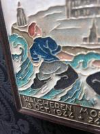 Zeldzame Cloisonné Tegel Walcheren - De Porceleyne Fles, Antiek en Kunst, Antiek | Wandborden en Tegels, Ophalen of Verzenden
