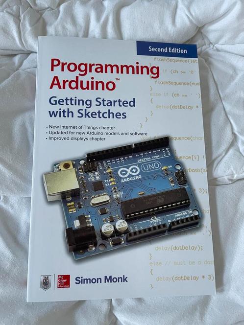 Programmeren met Arduino - Simon Monk, Boeken, Informatica en Computer, Zo goed als nieuw, Programmeertaal of Theorie, Ophalen of Verzenden