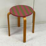 Bobbin bijzettafel plantentafel Art Deco brocante vintage, Minder dan 55 cm, Hout, Ophalen, Niet bekend