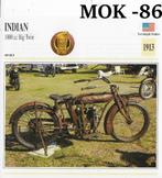 Mok86 motorkaart indian 1000 cc big twin ( 1913 ), Ophalen of Verzenden, Zo goed als nieuw