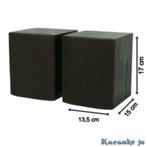 TCM-Black Stereo 2-weg speaker set 2x 20 watt OPRUIMING!, Overige merken, ., Nieuw, Ophalen of Verzenden