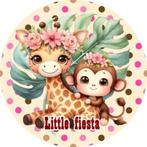 CD3004 icing frosting safari jungle dieren 18cm eetbare top, Hobby en Vrije tijd, Taarten en Cupcakes maken, Nieuw, Versiering