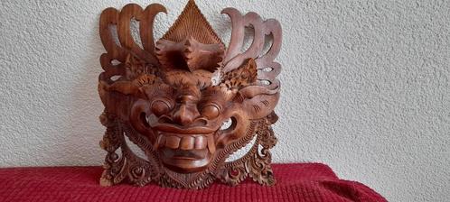 Barong masker 23 cm x 23 cm Bali, Antiek en Kunst, Kunst | Niet-Westerse kunst, Verzenden