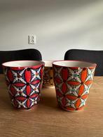 POLS POTTEN "HIPPY" 2 mokken en 1 kom, Huis en Inrichting, Ophalen of Verzenden, Aardewerk, Overige stijlen, Kop(pen) en/of Schotel(s)