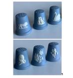 6 vingerhoeden jasperware wedgwood, Ophalen of Verzenden, Zo goed als nieuw