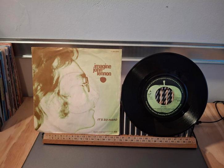 Kerst-John Lennon - Imagine  5 euro vaste prijs, Cd's en Dvd's, Vinyl Singles, Zo goed als nieuw, Single, Pop, 7 inch, Ophalen of Verzenden