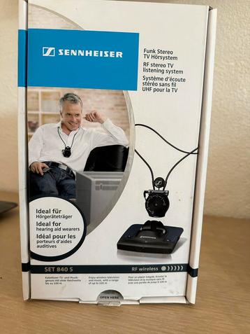 Sennheiser Set 840-S Nieuw - TV Luisterhulp beschikbaar voor biedingen