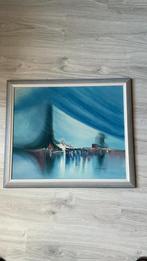 Olieverf Schilderij - Abstract Landschap, Antiek en Kunst, Kunst | Schilderijen | Klassiek, Ophalen of Verzenden