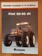 Folder Fiat tractor 90-90 DT, Ophalen of Verzenden, Gelezen, Tractor en Landbouw