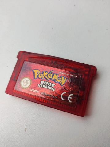 Pokemon ruby origineel Nintendo Gameboy advance  beschikbaar voor biedingen