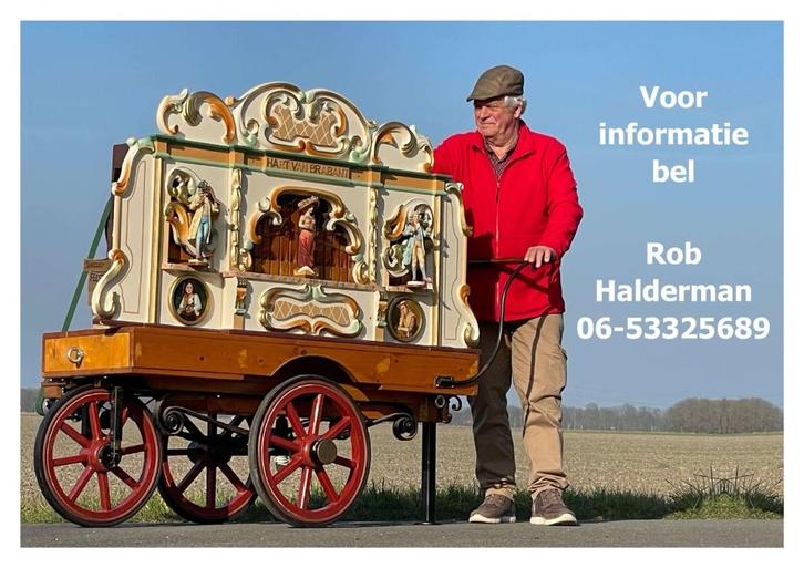 Klein handzaam draaiorgel te huur, Diversen, Kerst, Ophalen