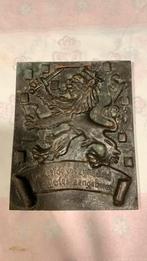 Bronzen plaquette Nederlandse Arbeids Dienst, Ophalen of Verzenden, Brons