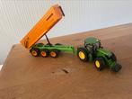 John Deere tractor 6210R joskin 3 asser siku 1:32, Verzenden, Zo goed als nieuw, Tractor of Landbouw, SIKU