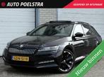Skoda Superb Combi 1.4 TSI 218 PK iV Sportline Business Pano, Gebruikt, 4 cilinders, Zwart, Hybride Elektrisch/Benzine