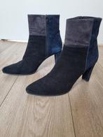 Lilian Suède Laarsjes - Zwart, Blauw, Grijs, Lilian, Zwart, Lage of Enkellaarzen, Ophalen of Verzenden