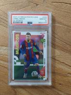 Lionel Messi PSA 10 Mega Cracks Panini FC Barcelona, Ophalen of Verzenden, Zo goed als nieuw, Plaatje