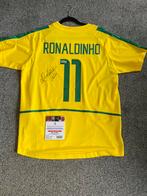 Gesigneerd Ronaldinho Brazilië 2002 shirt met COA, Ophalen of Verzenden, Zo goed als nieuw, Shirt