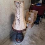 Grote varkensleren lampenkap, Antiek en Kunst, Ophalen