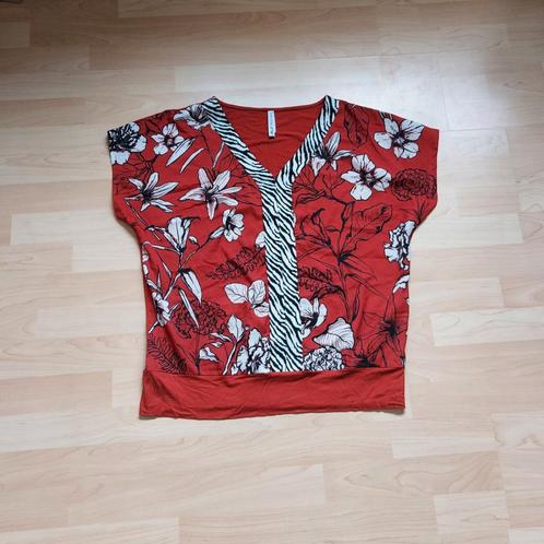 Rode blouse Miss Etam maat L, Kleding | Dames, Blouses en Tunieken, Nieuw, Maat 42/44 (L), Rood, Ophalen of Verzenden
