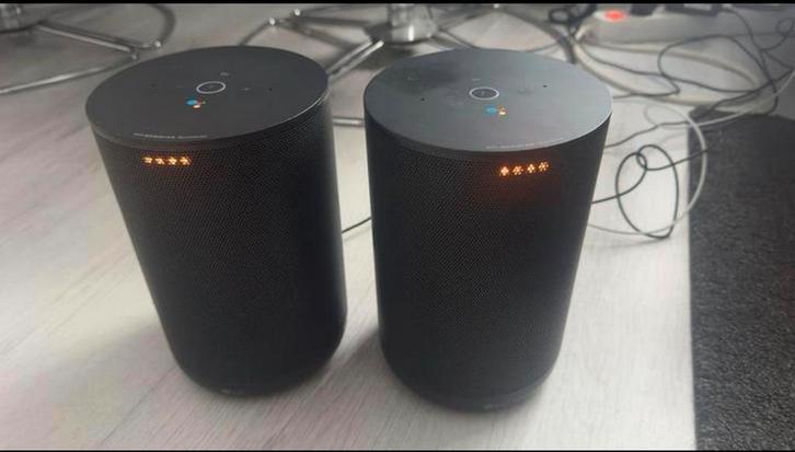 LG WK7 ThinQ Smart Speakers met Google Assistant, Audio, Tv en Foto, Luidsprekers, Gebruikt, Front, Rear of Stereo speakers, Minder dan 60 watt
