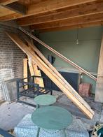 Houten balken 3,5-4 meter - Ophalen in Lent, Doe-het-zelf en Verbouw, Hout en Planken, Ophalen, Gebruikt, Balk, Overige houtsoorten