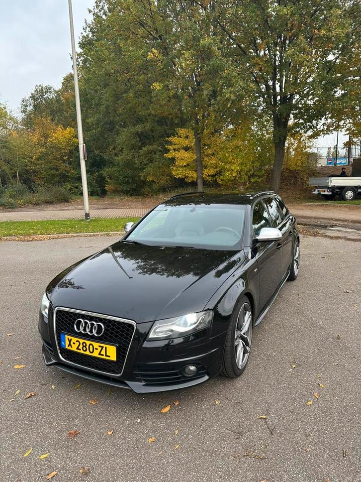 Audi A4 2.0 TDI S-line, Auto's, Audi, Particulier, Diesel, Stationwagon, Automaat, Geïmporteerd, Zwart, Zwart, Leder, Voorwielaandrijving