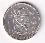 1 Gulden 1956 Zeer Netjes, 1 gulden, Koningin Juliana, Verzenden, Zilver
