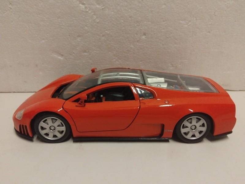 Motormax 1:24 Volkswagen Nardo W12 orange 2001 concept, Ophalen of Verzenden, Zo goed als nieuw, Auto, Motormax