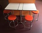 Vintage Inklapbare Formica Tafel & Krukjes, Ophalen, Huis en Inrichting