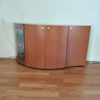 Design kast hout en glas van Team by Wellis, Ophalen, Gebruikt