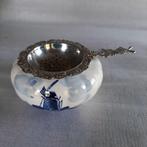 Theezeefje met Delfts Blauw lekbakje  afbeelding molen, Ophalen