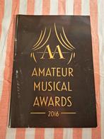 Amateur musical awards 2016 - programmaboekje, Ophalen of Verzenden, Zo goed als nieuw