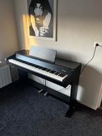 Elektrische zwarte piano met standaard (voor handige harry), Ophalen, Gebruikt, Zwart, Digitaal