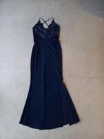 Mooie donkerblauwe gala jurk maat S, Ophalen of Verzenden, Zo goed als nieuw