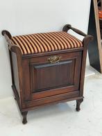 Antieke Pianostoel met Opbergruimte, Ophalen, Gebruikt, Hout