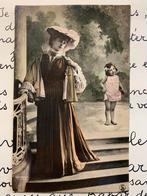 Moeder en dochter (KK), Ophalen of Verzenden, Voor 1920, Ongelopen, Kinderen