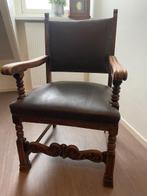 stoel, Huis en Inrichting, Stoelen, Gebruikt, Twee, Bruin, Hout