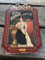 Coca Cola reclame op karton bord Lillian Russell €27,50, Ophalen of Verzenden, Gebruikt, Reclamebord