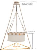 Hussh Tweeling hangwieg + Statief + Alle accessoires, Kinderen en Baby's, Babywiegjes en Ledikanten, Ophalen of Verzenden, Gebruikt