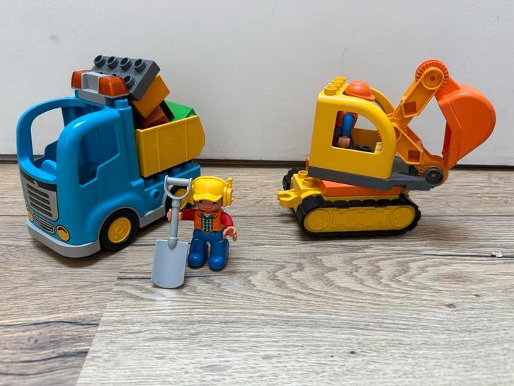 Duplo Rupsband Graafmachine 10812, Kinderen en Baby's, Speelgoed | Duplo en Lego, Gebruikt, Duplo, Complete set, Ophalen of Verzenden