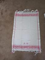Grote Franse servetten met initialen, Ophalen of Verzenden, Gebruikt, Rechthoek