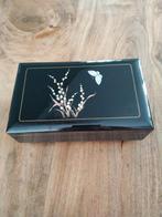 Mooie vintage sieradendoos, Sieraden, Tassen en Uiterlijk, Portemonnees, Ophalen of Verzenden, Zo goed als nieuw, Rood