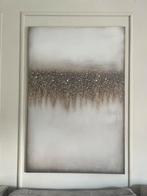 Schilderij/canvas goud/beige/crème 70x100, Ophalen of Verzenden
