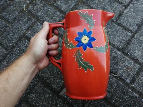 Vintage retro mid century waterkan / vaas, Huis en Inrichting, Keuken | Servies, Gebruikt, Overige typen, Overige stijlen, Aardewerk