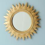 sunburst SPIEGEL zon goud Ø35cm zonnespiegel retro vintage, Overige vormen, Minder dan 100 cm, Minder dan 50 cm, Gebruikt